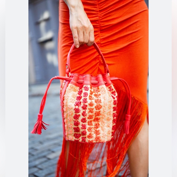 New with Dust Bag: GiGi New York Mini Genevieve Bucket Bag - Picture 2 of 13